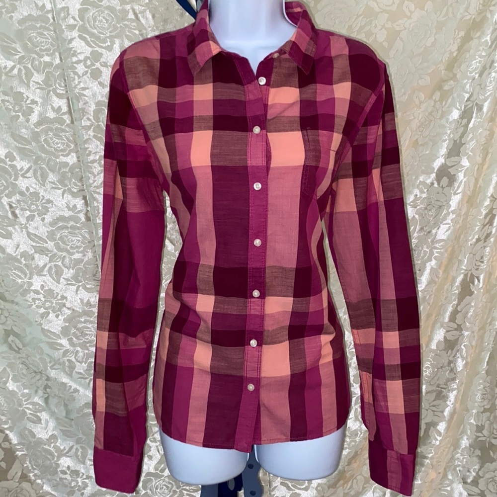 Pink plaid JCP size Large
